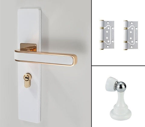 Indoor Wood Door Lock Quiet Magnetic Suction Split Room