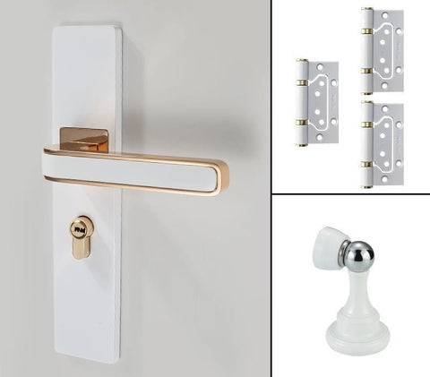 Indoor Wood Door Lock Quiet Magnetic Suction Split Room