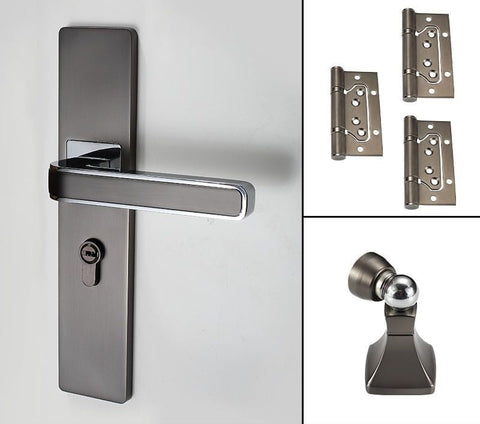 Indoor Wood Door Lock Quiet Magnetic Suction Split Room