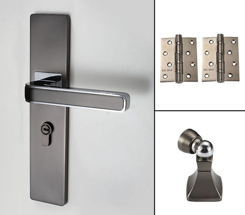 Indoor Wood Door Lock Quiet Magnetic Suction Split Room