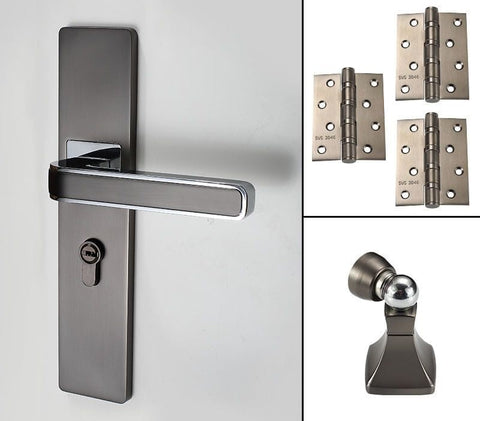 Indoor Wood Door Lock Quiet Magnetic Suction Split Room