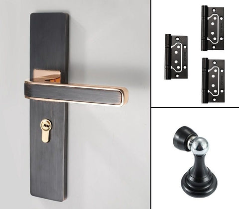 Indoor Wood Door Lock Quiet Magnetic Suction Split Room