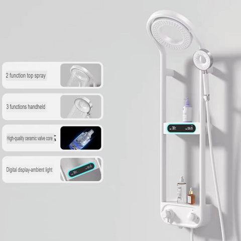 Bathroom Shower Set Digital Thermostatic Luxury