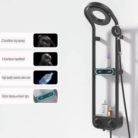 Bathroom Shower Set Digital Thermostatic Luxury