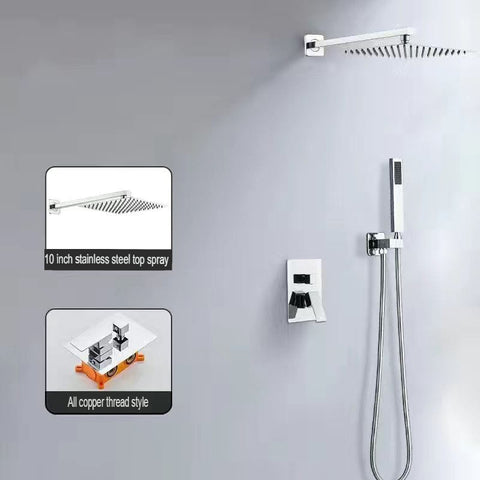 Concealed Shower Head Hot Melt Dual Use Embedded