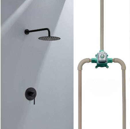 Simple Round PPR Hot Melt Shower Head