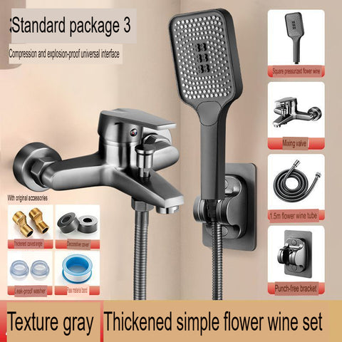 Muge Shower Head Set Standard Shower Faucet