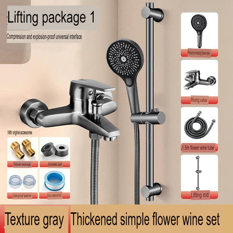 Muge Shower Head Set Standard Shower Faucet