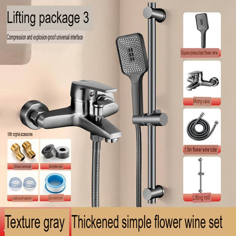 Muge Shower Head Set Standard Shower Faucet