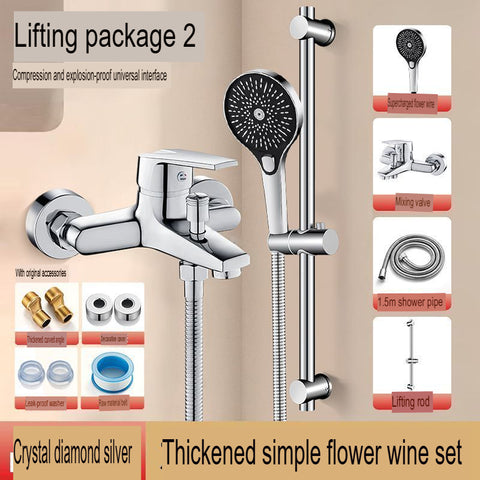 Muge Shower Head Set Standard Shower Faucet