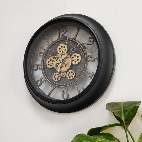 Steampunk Gear Modern Wall Clock