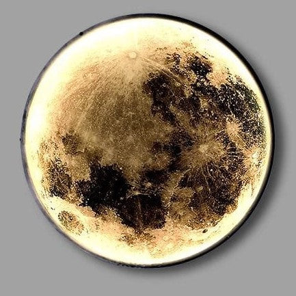 Moon LED Dimmable Wall Light Art