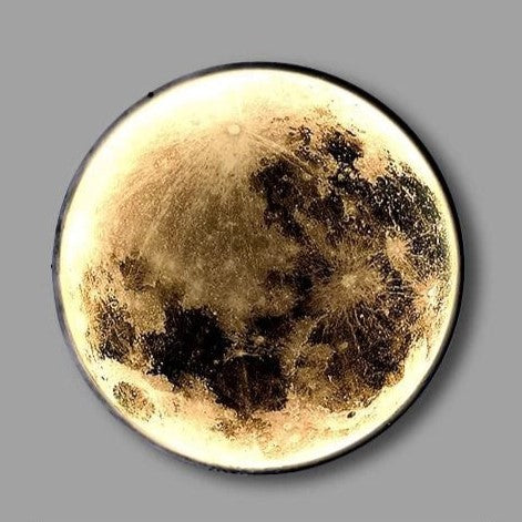 Moon LED Dimmable Wall Light Art