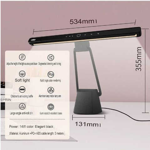 LED Piano Lamp Eye Protection Study Reading Foldable