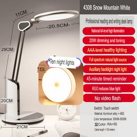 Aa Grade Eye Protection Desk Lamp Study Light