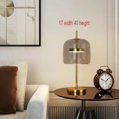 Nordic Glass Table Lamp Modern Minimalist Luxury