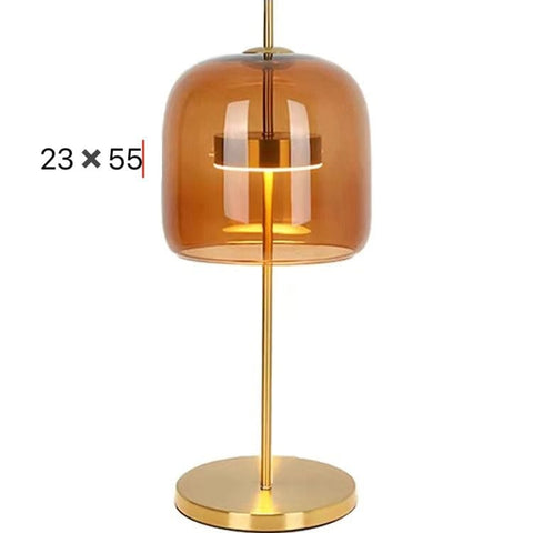 Nordic Glass Table Lamp Modern Minimalist Luxury