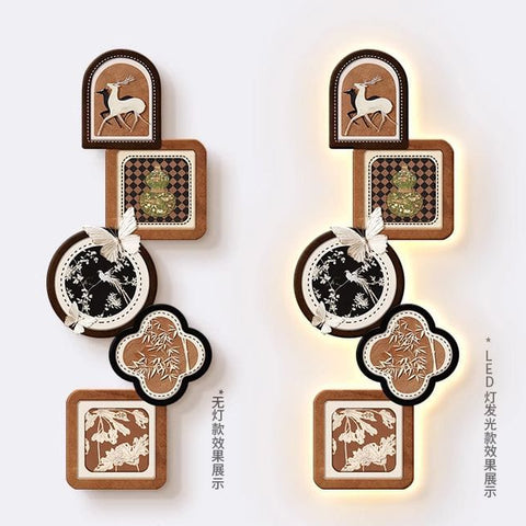 French Vintage LED Living Room Wall Art