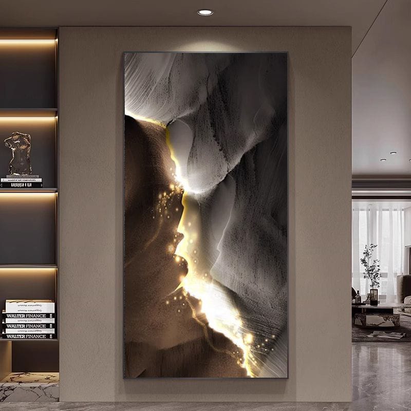 Modern Luxury Abstract Entrance Wall Painting
