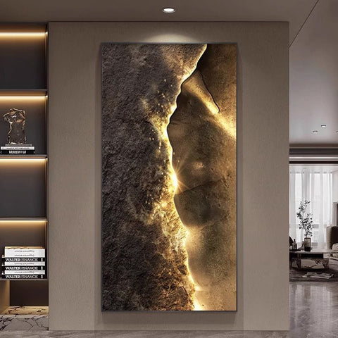 Modern Luxury Abstract Entrance Wall Painting