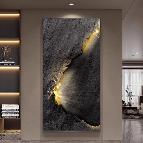 Modern Luxury Abstract Entrance Wall Painting