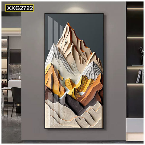 Luxury Crystal Porcelain Figure Wall Painting