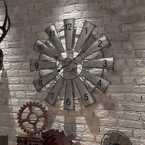 Industrial Retro Gear Wall Clock