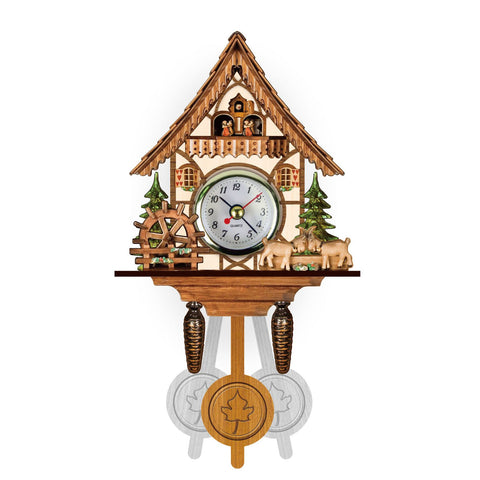 Vintage European Wooden Cuckoo Clock