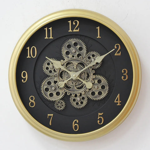 Nordic Retro Gear Wall Clock