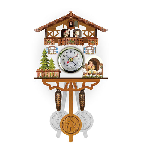 Vintage European Wooden Cuckoo Clock
