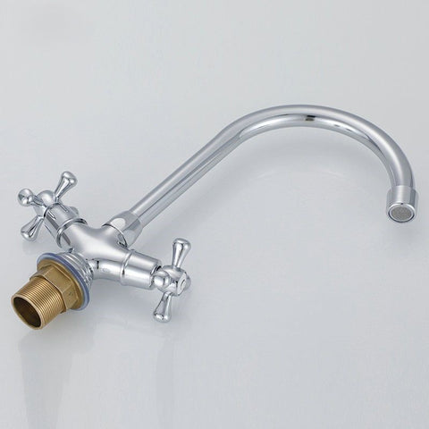 Copper Double Handle Kitchen Faucet