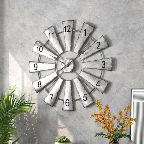 Industrial Retro Gear Wall Clock