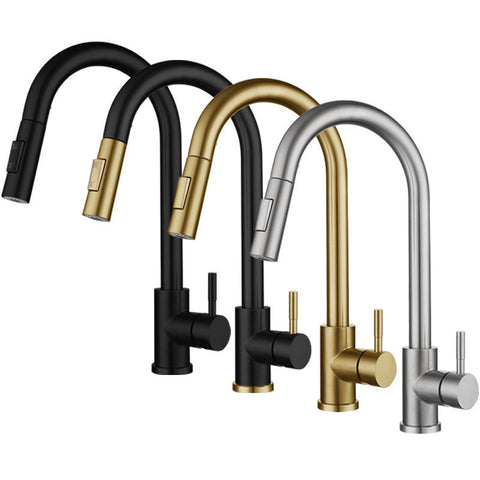 Stainless Steel Telescopic Kitchen Faucet