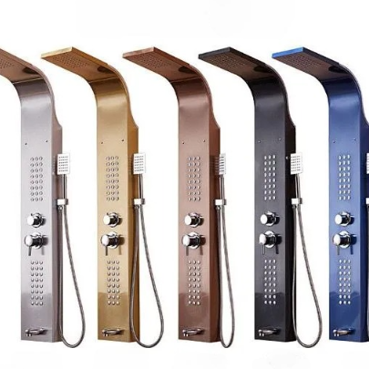 Shower Head Wall Mount Thermostatic Spa System