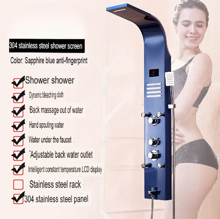 Shower Head Wall Mount Thermostatic Spa System