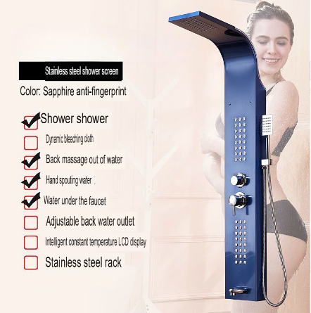 Shower Head Wall Mount Thermostatic Spa System