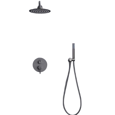 Simple Round PPR Hot Melt Shower Head