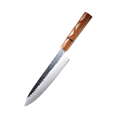 Kitchen Knife With Solid Wood Handle For Home Cooking