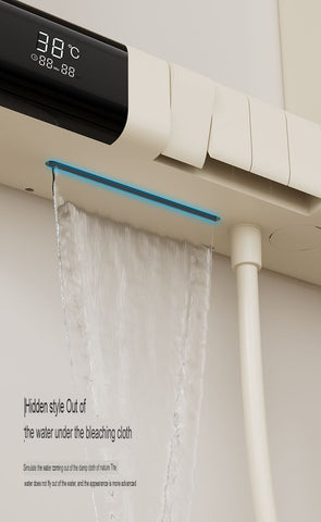 Thermostatic Copper Shower Set Digital Storage