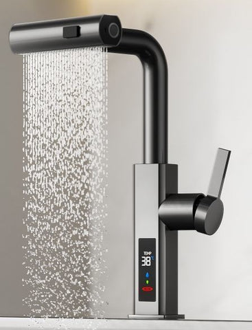 Stainless Steel Pull Out Kitchen Faucet