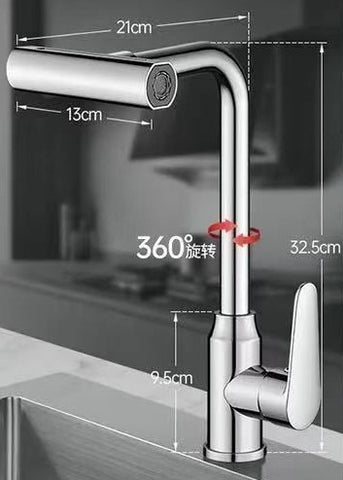 Four Speed Kitchen Faucet Hot Cold