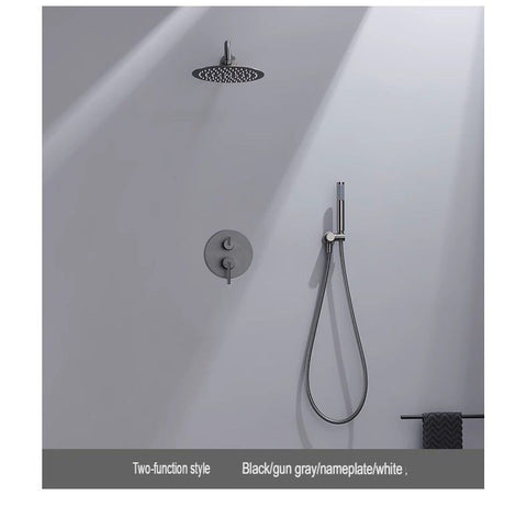 Simple Round PPR Hot Melt Shower Head