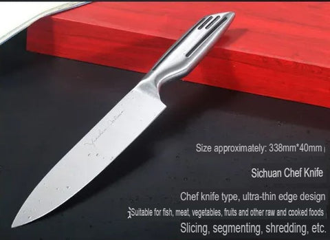 Portable Outdoor Camping Knife Set With Storage Bag