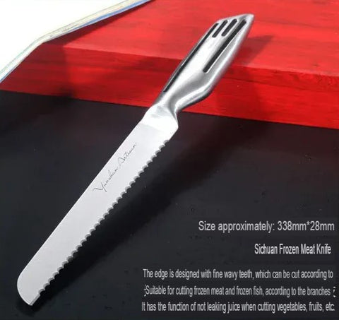 Portable Outdoor Camping Knife Set With Storage Bag