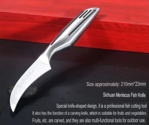 Portable Outdoor Camping Knife Set With Storage Bag